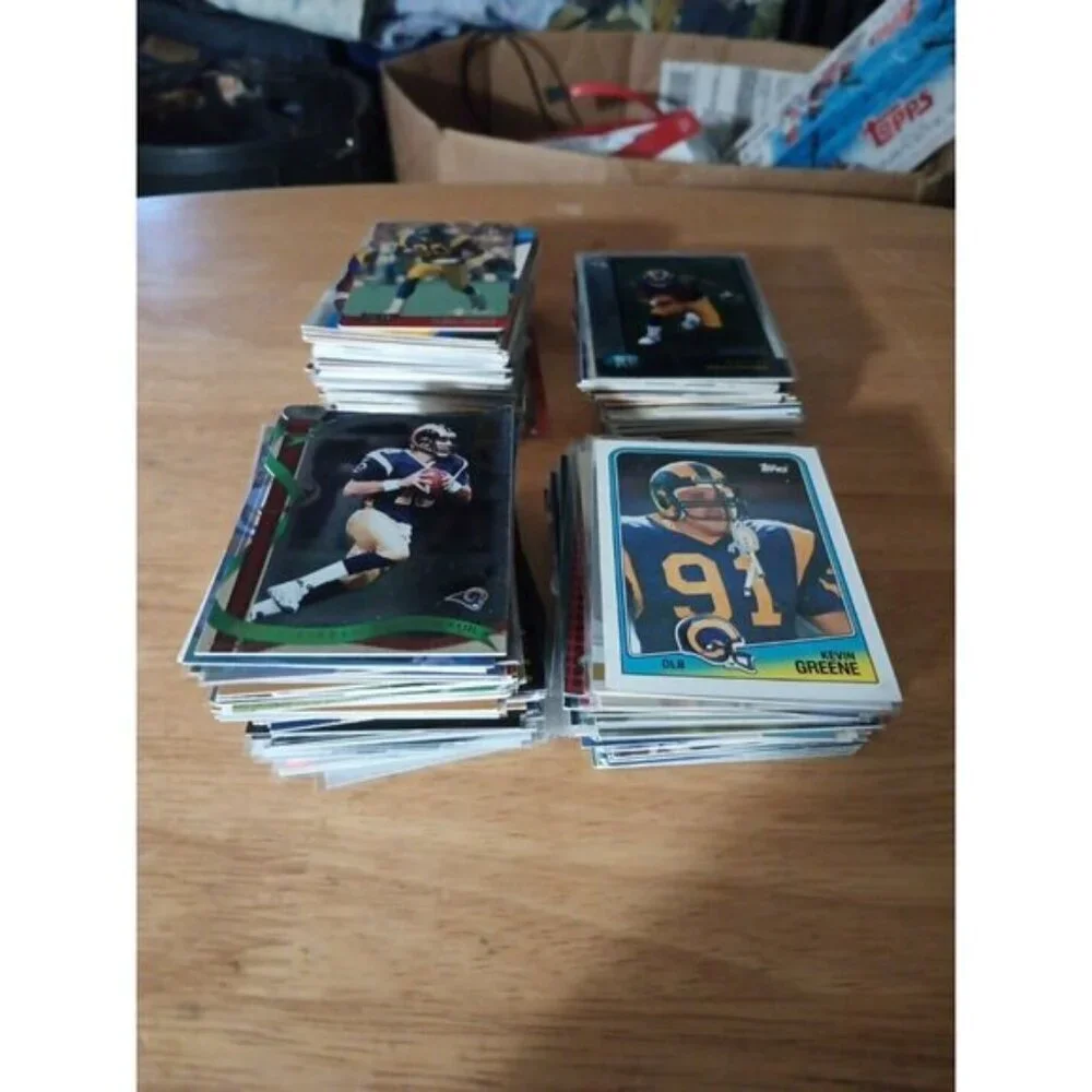 LA St Louis Rams Football 200 Card Lot Rookies Veterans Inserts Parallels